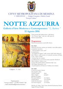 Locandina Notte Azzurra