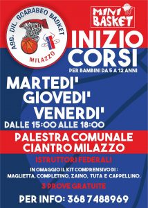 Locandina corsi Scarabeo Milazzo