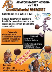 Corsi Minibasket Amatori Messina