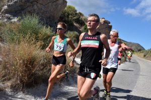 La Gualandi al comando di un gruppetto
