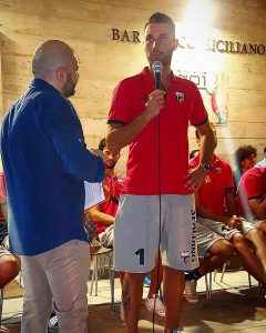 Daniele Grilli nel giorno della presentazione ufficiale