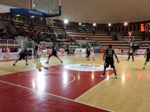 Fase di gioco Teramo-Patti
