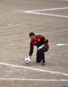 Il portiere Davide Parisi 