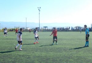 Fase di gioco della partita Giovanissimi