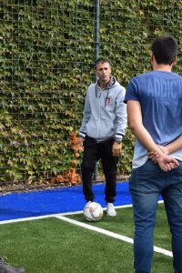 Giuseppe Trovato sul campo di gioco