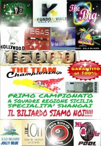 Locandina 1° Campionato a squadre Sicilia Shangai