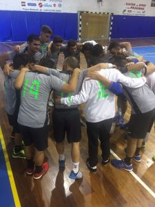 Il prepartita del triangolare disputato a Capo d'Orlando 