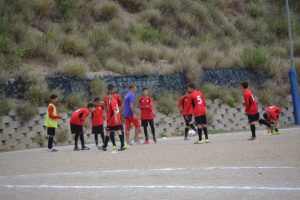 Riscaldamento dei Giovanissimi dell'F24 Messina