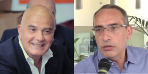 I due candidati Caruso-Sangiorgio