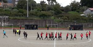 L'inizio della partita giocata in terra etnea