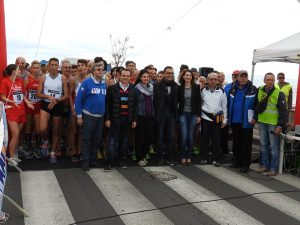 Partenza con le autorità