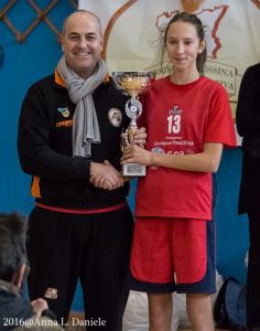 Premio Canzonieri miglior giocatrice (foto Daniele)