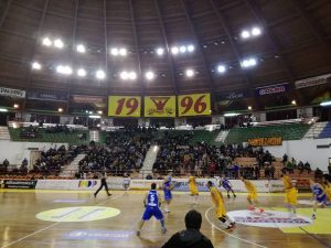 Una fase di Barcellona-Scauri