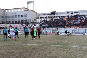 Ingresso in campo (foto Denaro)