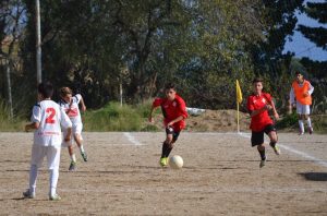 Fase di gioco della partita Giovanissimi F24-Torregrotta