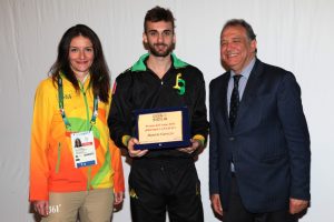 Garozzo ritira il premio
