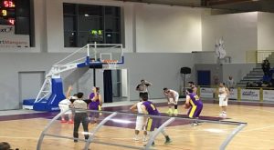 Una fase di Sporting-Castanea