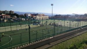 Uno scatto dal campo di calcio a 5