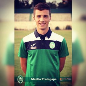 Mattia Protopapa ai tempi della Leonfortese