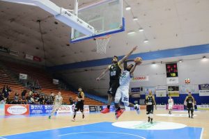 Una fase del match fra Agatirno e Spadafora
