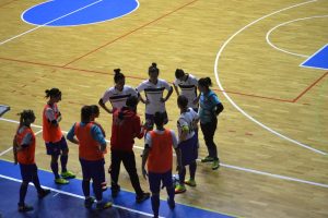 Un time out dell'F24 Messina