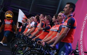 Bahrain Merida alla presentazione del Giro d'Italia