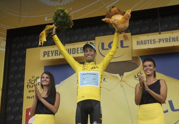Aru maglia gialla al Tour de Frace