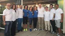dirigenti, staff ed atlete dell'Asd Sant'Agata Volley