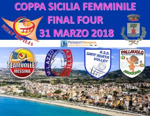 la locandina della Final Four di Coppa Sicilia