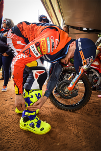 il campione mondiale si prepara per il via del Gp