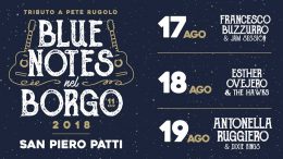 La copertina di Blue Notes nel Borgo per l edizione 2018