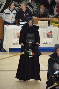 Dario Baeli in un combattimento