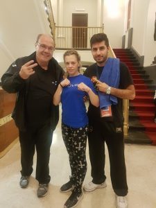 Nella.foto la Tringali con i maestri Marchese e Natoli