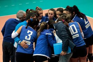 Atlete Nino Romano prima del match