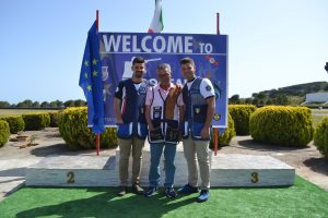 I fratelli Passalacqua con il padre