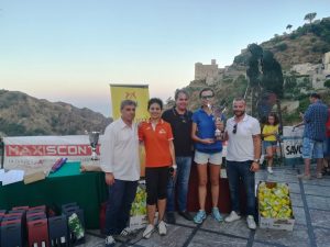 La vincitrice premiata a SAvoca