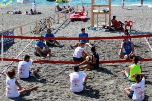 Sitting volley
