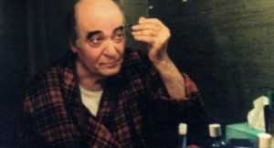 Turi Ferro al trucco