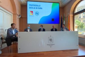 Razza, Musumeci e Bertolaso