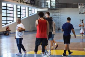Pippo Sidoti in palestra