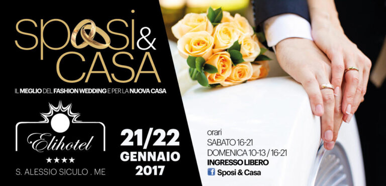 L’Elihotel di Sant’Alessio Siculo ospiterà l’evento espositivo “Sposi & Casa”