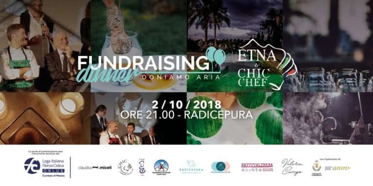 Lo chef messinese Pasquale Caliri protagonista al “Fundraising Dinner 2018”