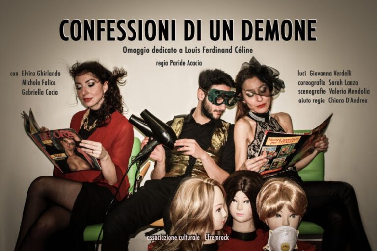 “Confessioni di un Demone” al Teatro dei Naviganti sabato 17 e domenica 18 marzo
