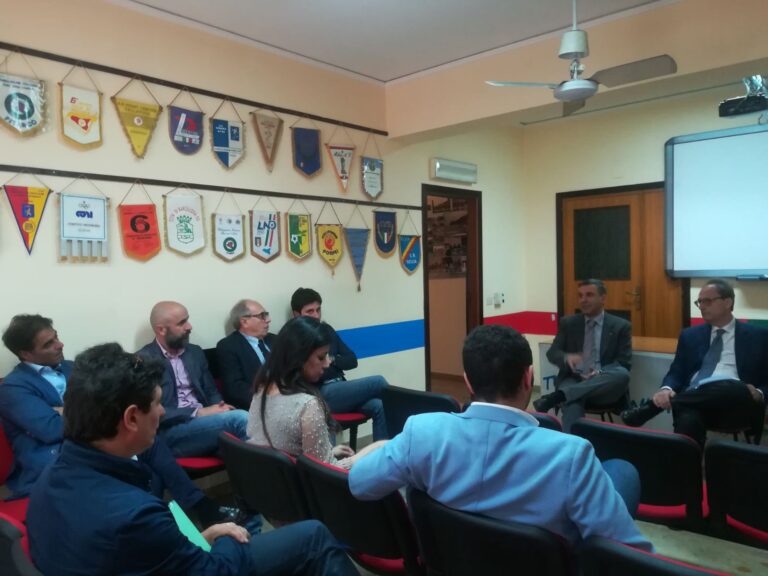 Il candidato sindaco Saitta incontra il delegato Alessandro Arcigli nella sede del Coni
