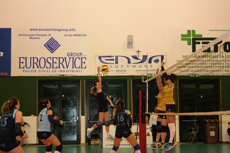 La All Work Saracena Volley nulla può al cospetto del Messina Volley