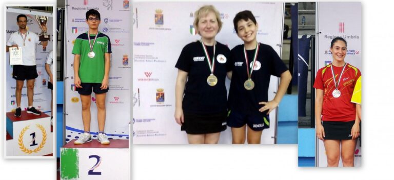 La Pongistica Messina sugli scudi ai Campionati italiani di categoria di Terni