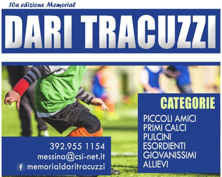 Al via la seconda fase del 10° Memorial “Dari Tracuzzi”