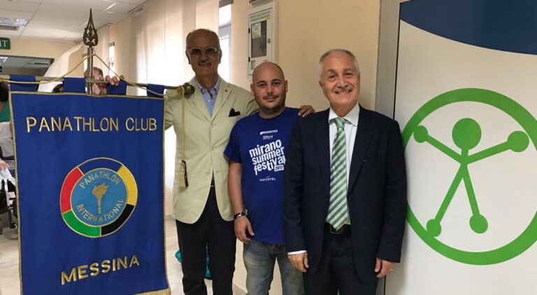 Il Centro NeMO SUD e il Panathlon International accolgono a Messina Manuel Giuge