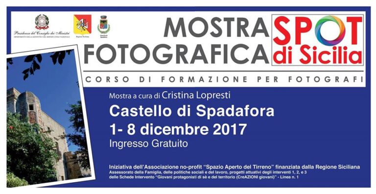Nelle sale del Castello di Spadafora la mostra fotografica “Spot di Sicilia”