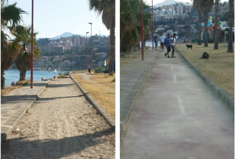 Squadre di volontari al lavoro per riqualificare la pista ciclabile della riviera nord